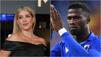 Wanda Nara y Keita Baldé Wanda Nara y Keita Baldé