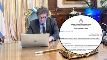 Javier Milei presentó el DNU. Leé el texto completo. Javier Milei presentó el DNU. Leé el texto completo.