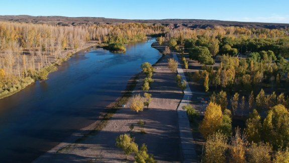 Mirá cómo están los balnearios de Neuquén desde el drone de LMN