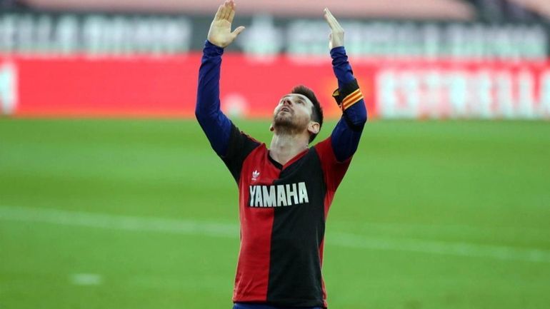 Lionel Messi con la camiseta de Newell’s Lionel Messi con la camiseta de Newell’s 