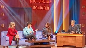 El neuquino Pedro Martínez Viademonte, en el programa Otro día perdido, junto a Mario Pergolini.&nbsp;