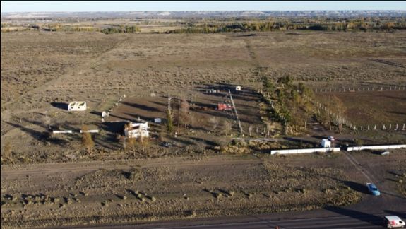 La escuelita La Terraza funcionaba en un predio sobre la ruta 25, camino de Trelew a Gaiman, en Chubut, que hoy tiene otros dueños.&nbsp;