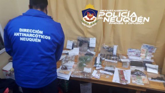 La banda narco que operaba en la comarca fue desbaratada por la Policía.