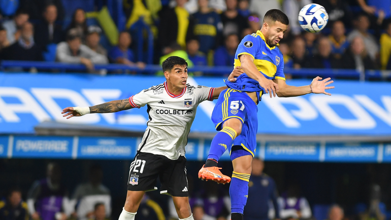 Boca le gana a Colo Colo por la Copa Libertadores. Foto: Télam&nbsp;