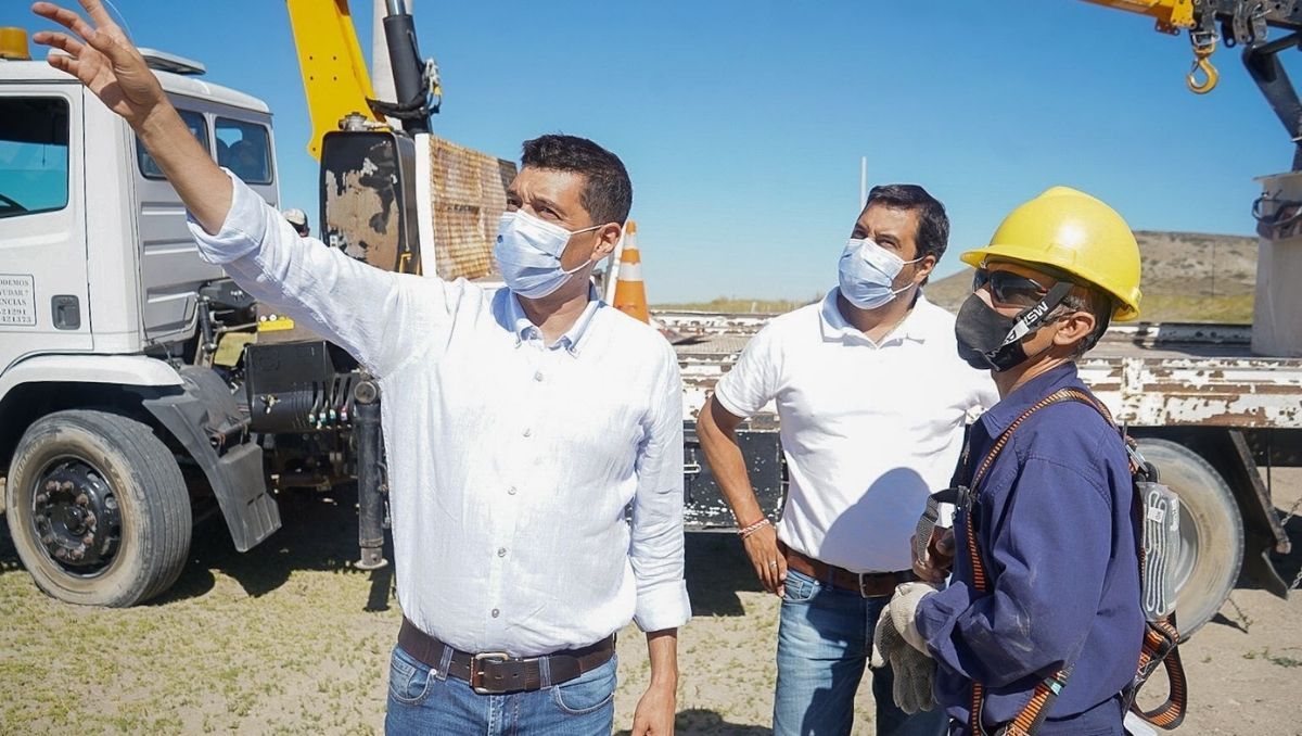 Koopmann recorrió la planta de efluentes cloacales de Zapala