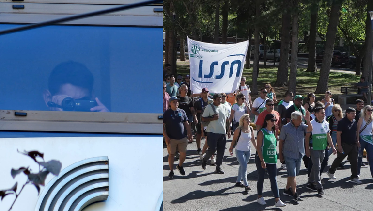 ATE fue a pedir explicaciones al ISSN: no había personal, pero sí policías que los filmaron