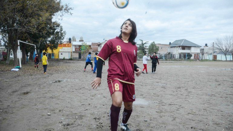 &nbsp;Festejos y respeto.Ornella asegura que festeja los goles por dentro y con el puño cerrado