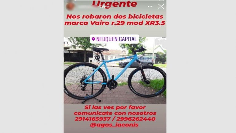 Los damnificados intentan recuperar las bicicletas que les robaron.
