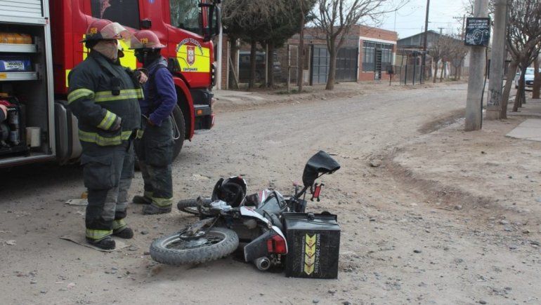 Chocó a un repartidor de delivery y huyó del lugar