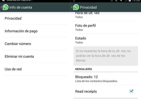 WhatsApp ya deja ocultar el polémico doble tilde azul