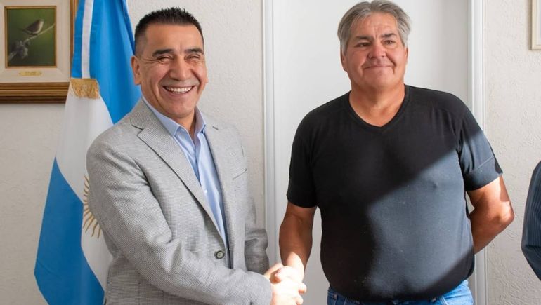 Ramón Rioseco y Juan José Saavedra de la CTA Autónoma. Ramón Rioseco y Juan José Saavedra de la CTA Autónoma.