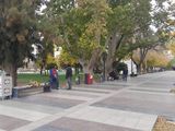 La plaza San Martín es un punto estratégico para muchos vendedores ambuñantes.