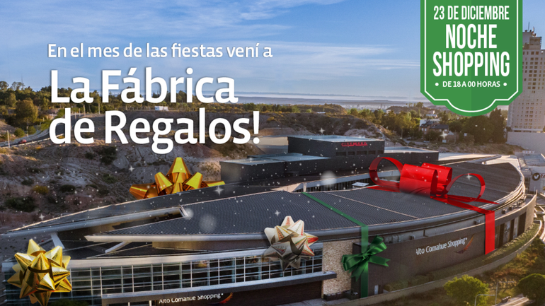 Alto Comahue Shopping vive las fiestas de fin de año a pleno desde este lunes 16