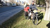 colectivero se largo a una odisea en bicicleta por sudamerica