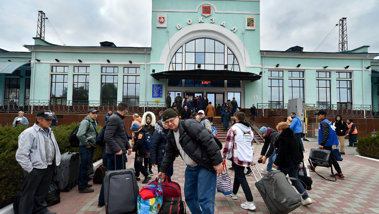 Las autoridades evacuaron la región de Kherson
