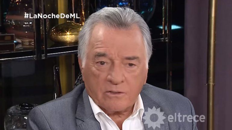 El fulminante comentario de Mirtha a Luis Barrionuevo