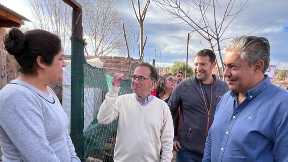 Luis Bertolini, intendente electo de Plottier con apoyo de Rolando Figueroa.