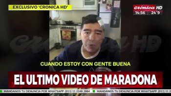 aparecio el ultimo video de diego y emociona verlo: estoy abollado aparecio el ultimo video de diego y emociona verlo: estoy abollado