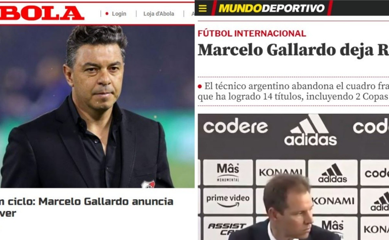 La repercusión mundial por el adiós de Gallardo