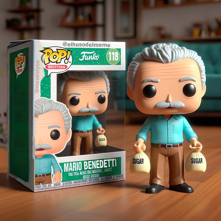 El escritor uruguayo Mario Benedetti, también se incorporó a los objetos coleccionables del momento. El escritor uruguayo Mario Benedetti, también se incorporó a los objetos coleccionables del momento.