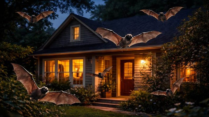 Una de las razones por la que los murciélagos vuelan en la noche es para alimentarse. | LM Neuquen Una de las razones por la que los murciélagos vuelan en la noche es para alimentarse.