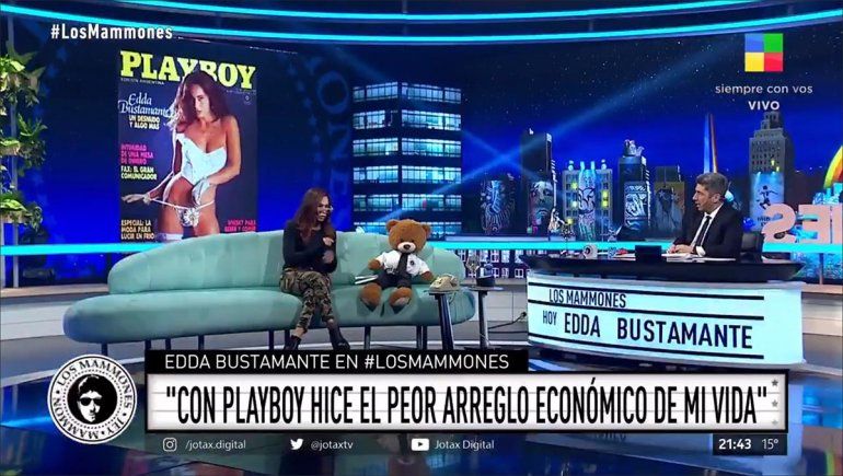 Edda Bustamante contó que el peor arreglo económico de su carrera lo tuvo con la revista Playboy.