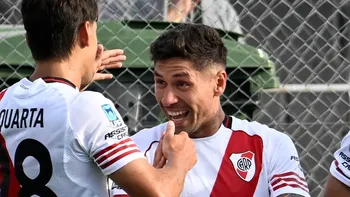River ganó con un gol de Gonzalo Montiel de cabeza. River ganó con un gol de Gonzalo Montiel de cabeza.