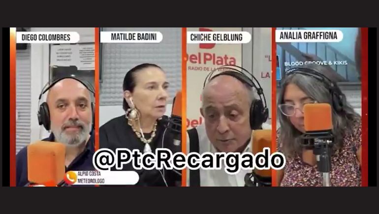 Chiche Gelblung y equipo en "Hola Chiche" (Video: @ptcrecargado en X) Chiche Gelblung y equipo en "Hola Chiche" (Video: @ptcrecargado en X)