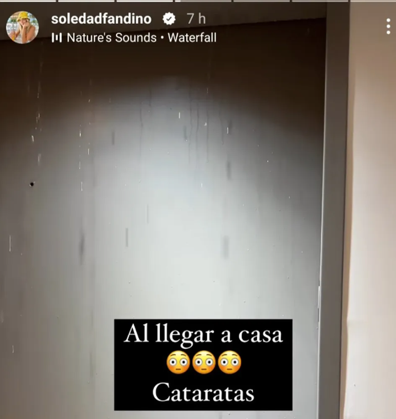 Cuando pudo volver a su departamento lo encontró inundado.