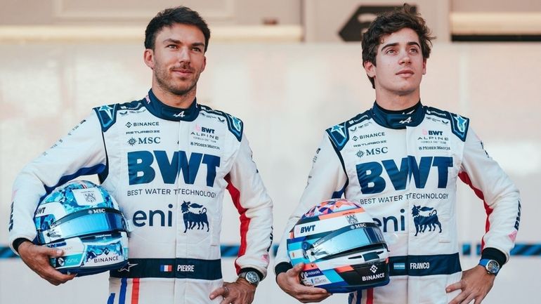 Pierre Gasly y Franco Colapinto Pierre Gasly y Franco Colapinto