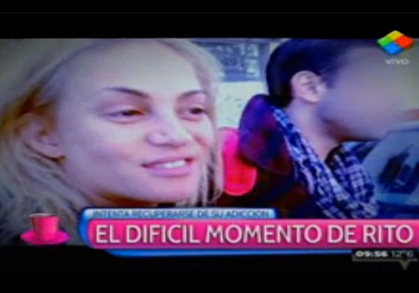 Mirá el video de María Eugenia Ritó en su peor momento