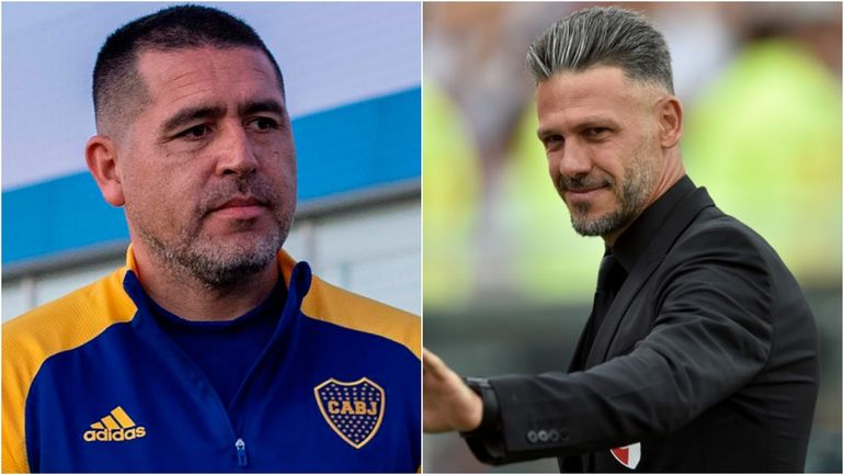 Riquelme y Martín Demichelis