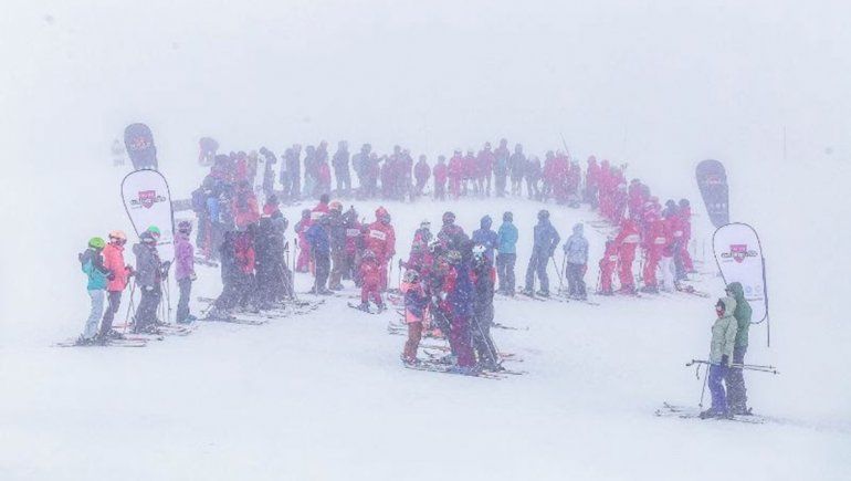 Bajo una gran tormenta de nieve se realizó #JuntosAlTeta 2019