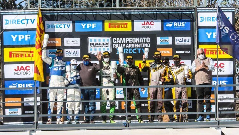 Alejandro Cancio ganó la quinta fecha del Rally Argentino en Bañado de Ovanta