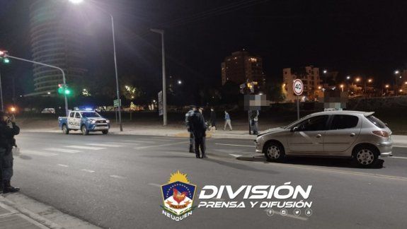 ¿El policía murió a causa del choque en pleno centro?