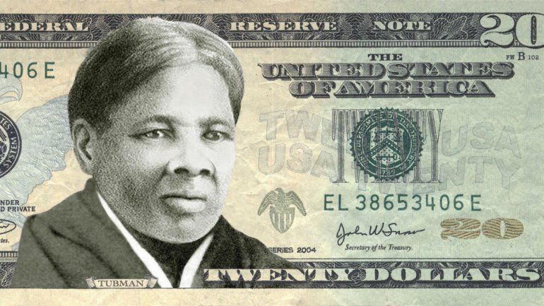 Es Harriet Tubman. Participó en la guerra civil y falleció en 1930.
