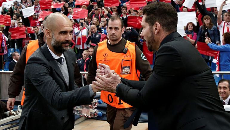 Champions League: Guardiola y Simeone chocan en un duelo de estilos