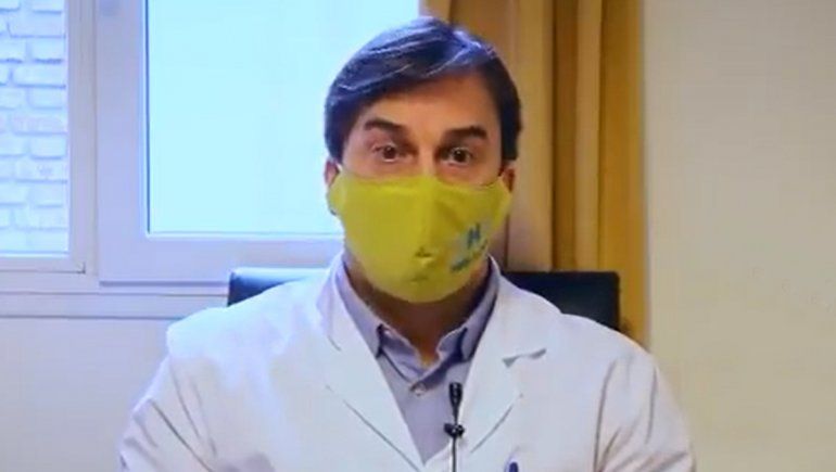 Iñiguez aseguró que el tratamiento con plasma de recuperados es efectivo en tanto el diagnóstico sea precoz y se comience a tratar al paciente lo antes posible.