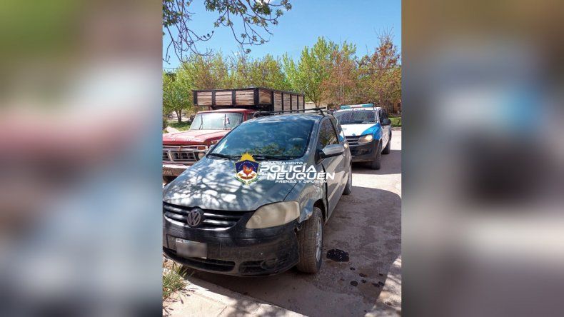 Encuentran abandonado un auto robado en el Oeste