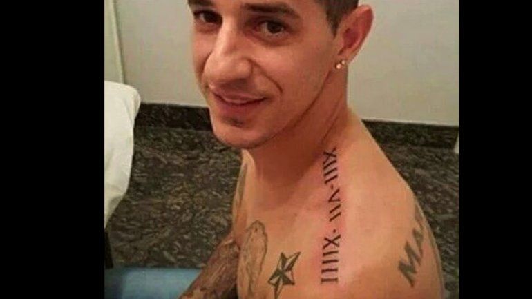 El tatuaje con errores del Pipi Romagnoli.