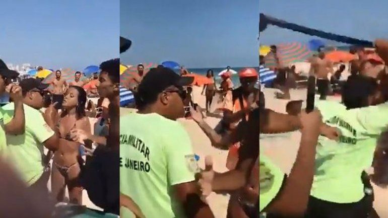 Policías atacan a una chica al creer que fumaba droga