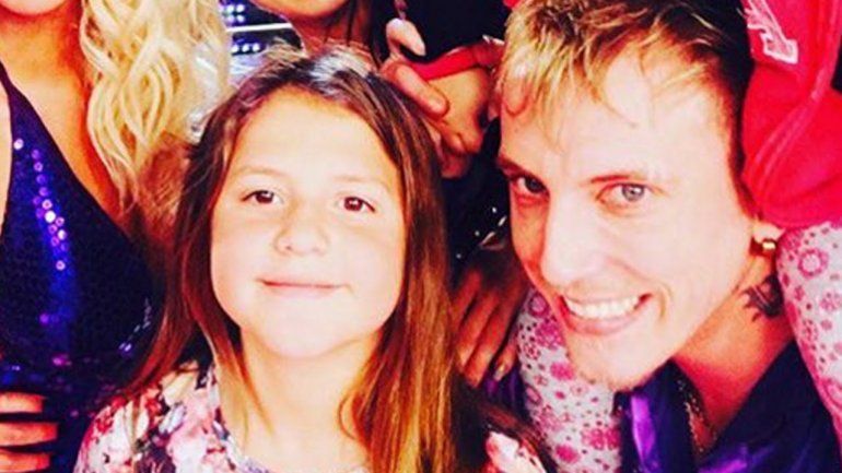 Karina también la remó después de separarse de El Polaco. Hoy tiene una buena relación para felicidad de su hija Sol.