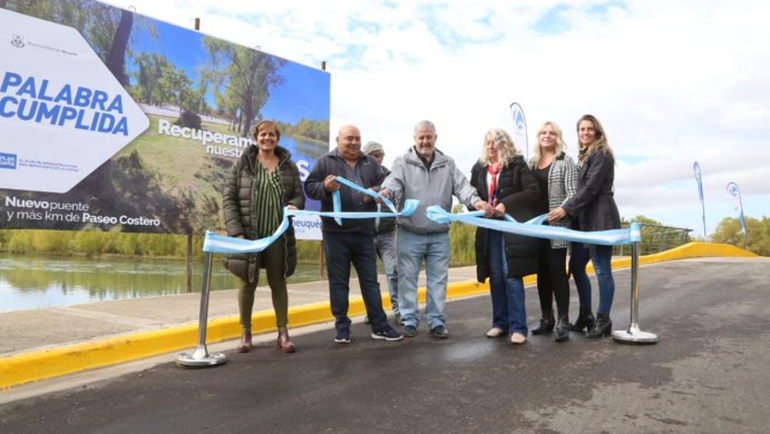 El Paseo Costero sigue creciendo: inauguran puente clave hacia Valentina Sur