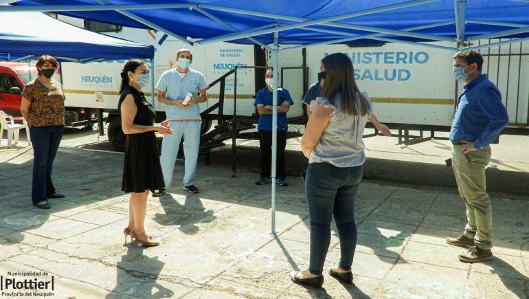 Plottier ya cuenta con un trailler para hisopados.