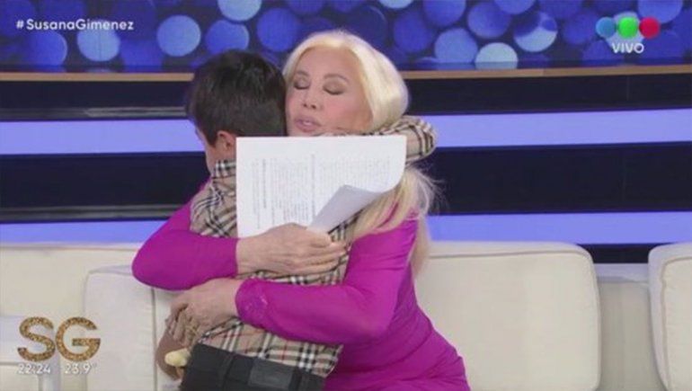 Otra de Susana: hizo rogar a Dieguito para que Maradona lo visite