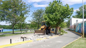 achican un sector del paseo de la costa: la zona afectada y los desvios