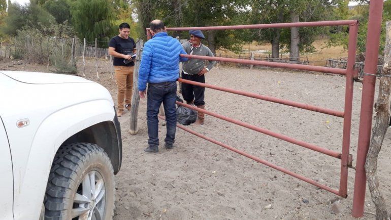 Asisten a los adultos mayores del campo en Covunco Abajo