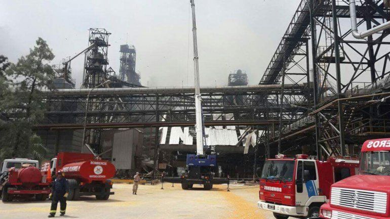 Un muerto y siete  heridos por la explosión de una cerealera