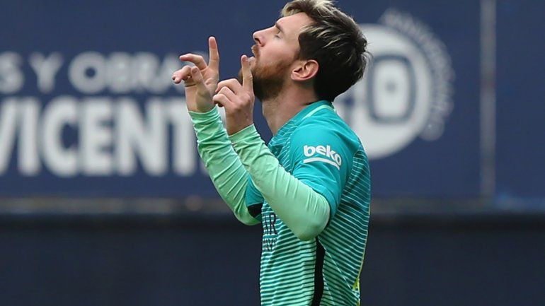 El crack rosarino la rompió en el triunfo del elenco blaugrana.