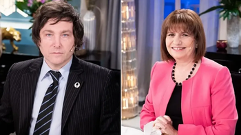 Javier Milei y Patricia Bullrich.